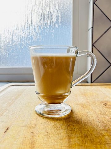 Earl Grey latte cocktail.