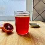 Blood orange simple syrup.