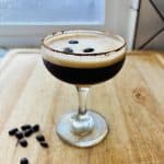 Espresso Martini Mocktail.