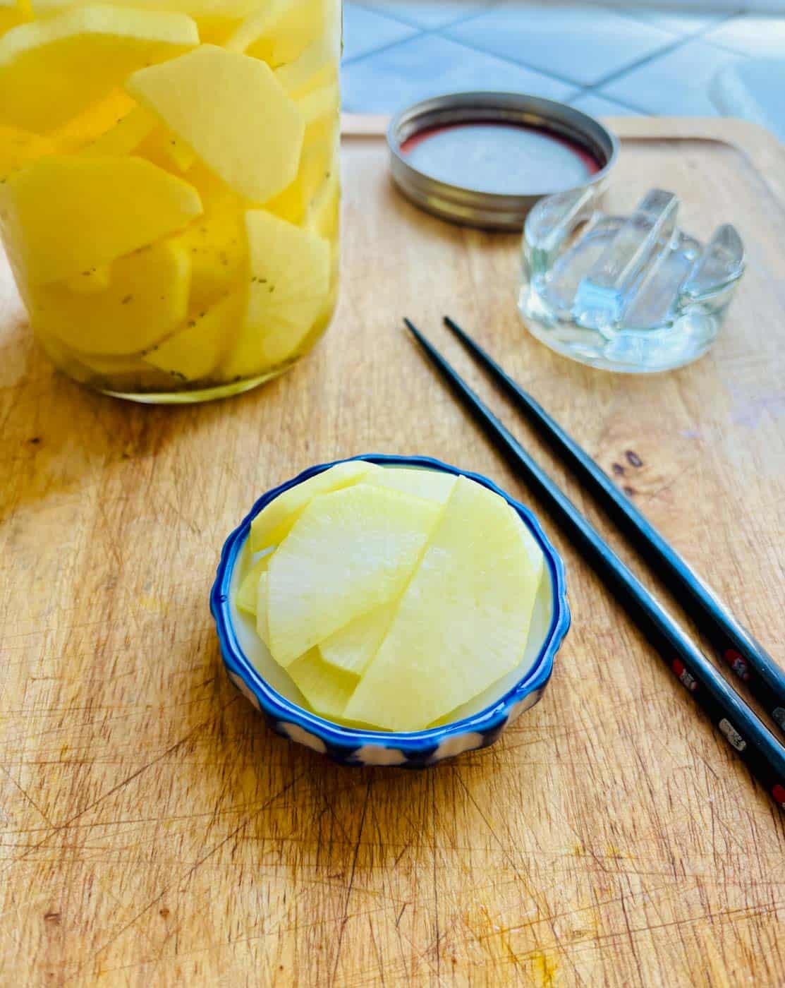 Pickled radish serving size.