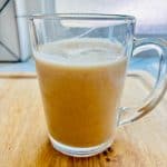 Date milk in a mug.