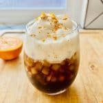 Mont Blanc iced coffee.