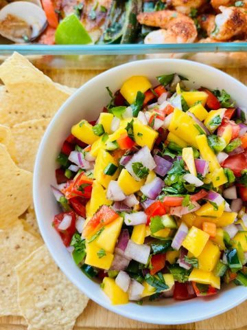 Mango salsa.