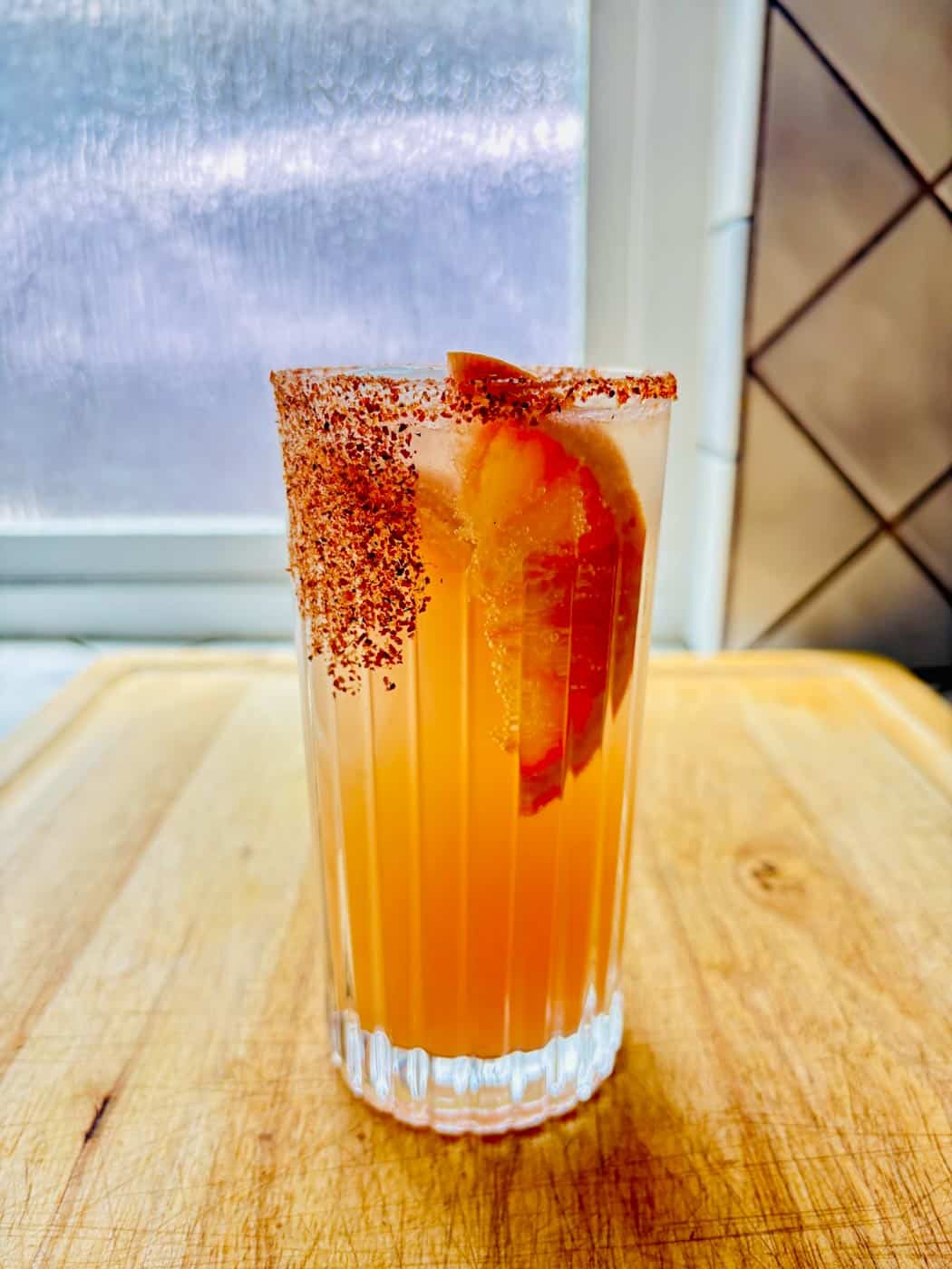 Paloma tequila cocktail.