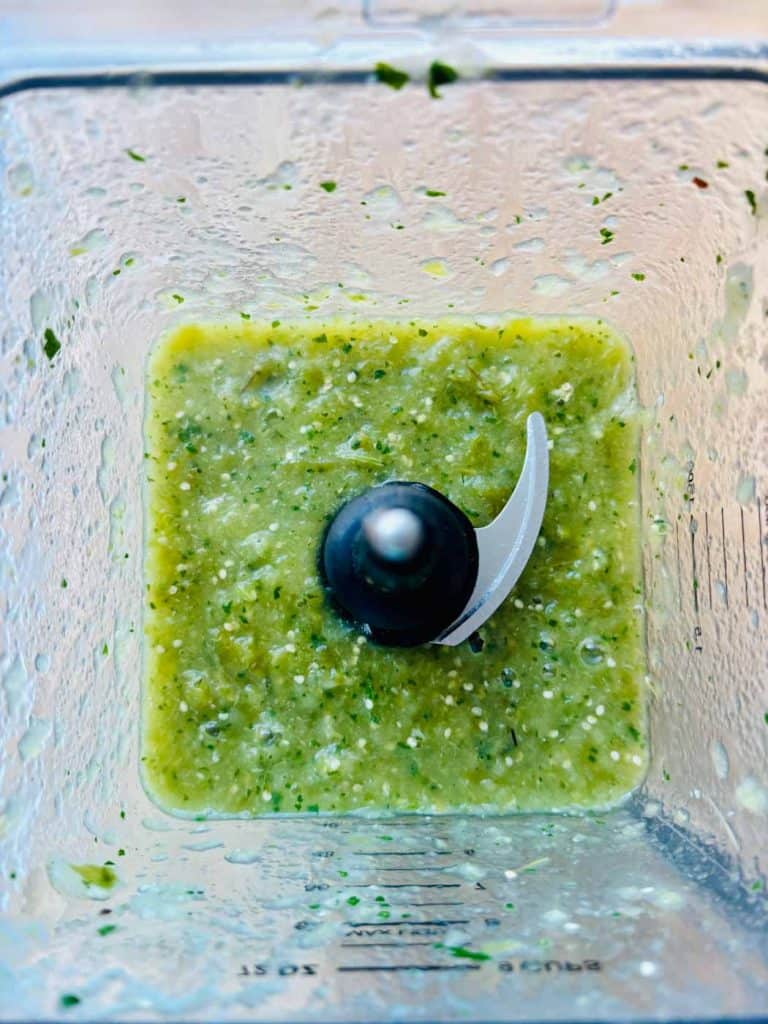 Salsa blitzed.