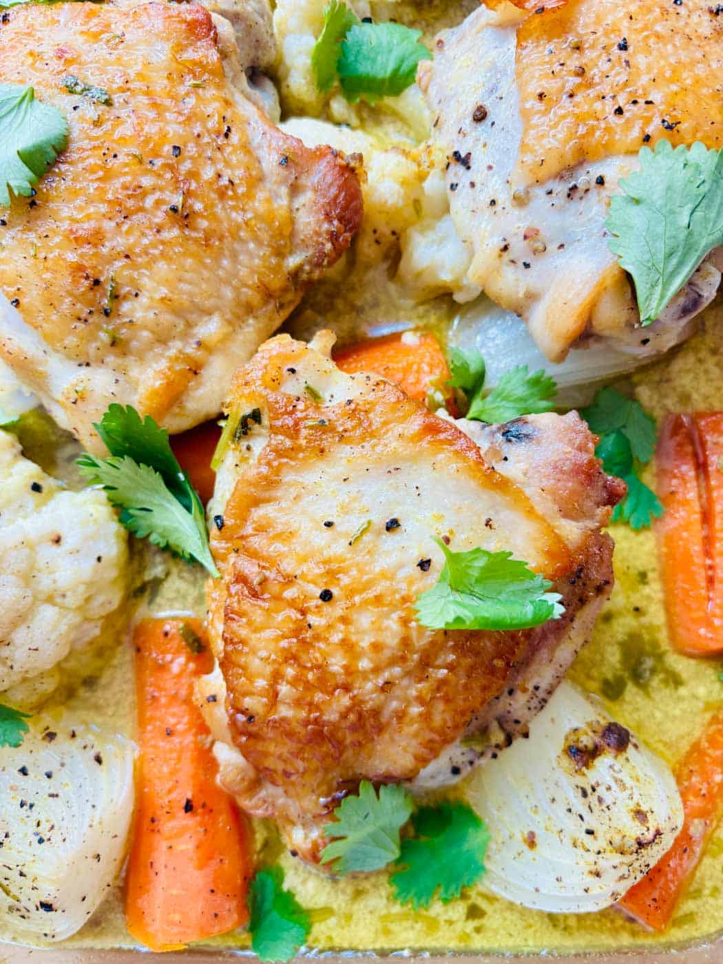 Curry chicken bake, ready for it's close up.